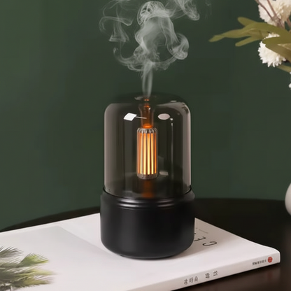 Mini Diffuseur d'Aromathérapie USB KINSCOTER : Humidificateur d'Air & Veilleuse
