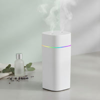 Humidificateur d'air 600ml avec diffuseur d'huiles essentielles et lumières colorées