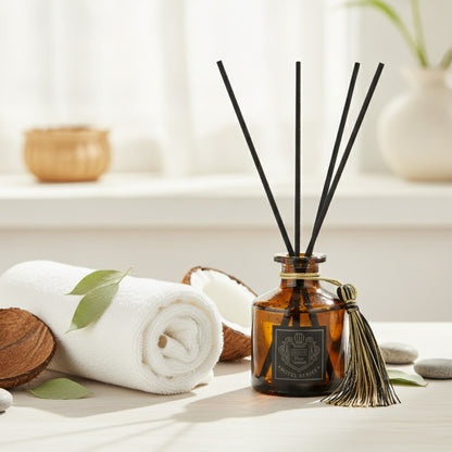 Diffuseur de Parfum d'Ambiance Rotin 50ml - Aromathérapie & Désodorisant Maison