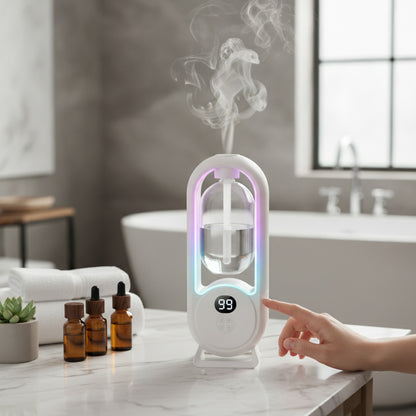 Diffuseur Parfum Automatique USB avec Lumière - Huile Essentielle pour Salon & Chambre