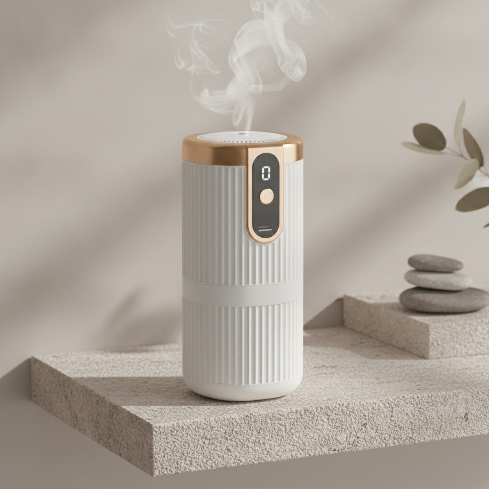 Diffuseur d'arômes huiles essentielles rechargeable et mural - Aromathérapie & purification d'air